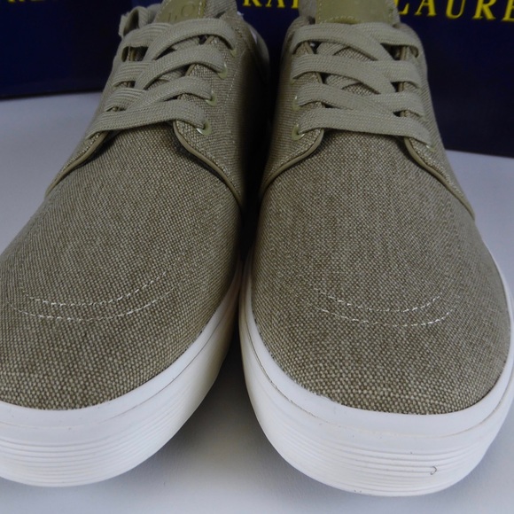 Polo Ralph Lauren Faxon Canvas Sneaker NIB w/ Pony - Picture 3 of 7